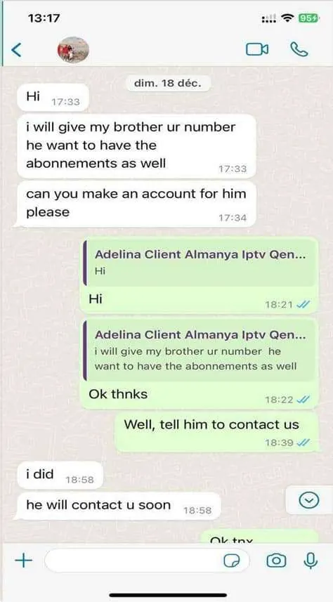 Nartiel8k customer review on WhatsApp 4