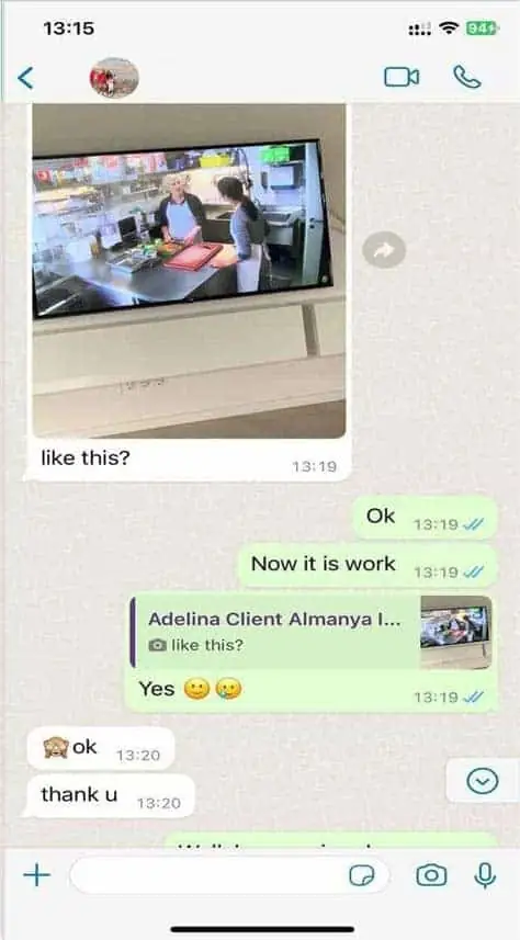 Nartiel8k customer review on WhatsApp 7